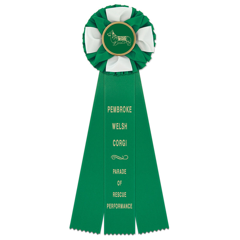 Iverson 3 Rosette Award Ribbon