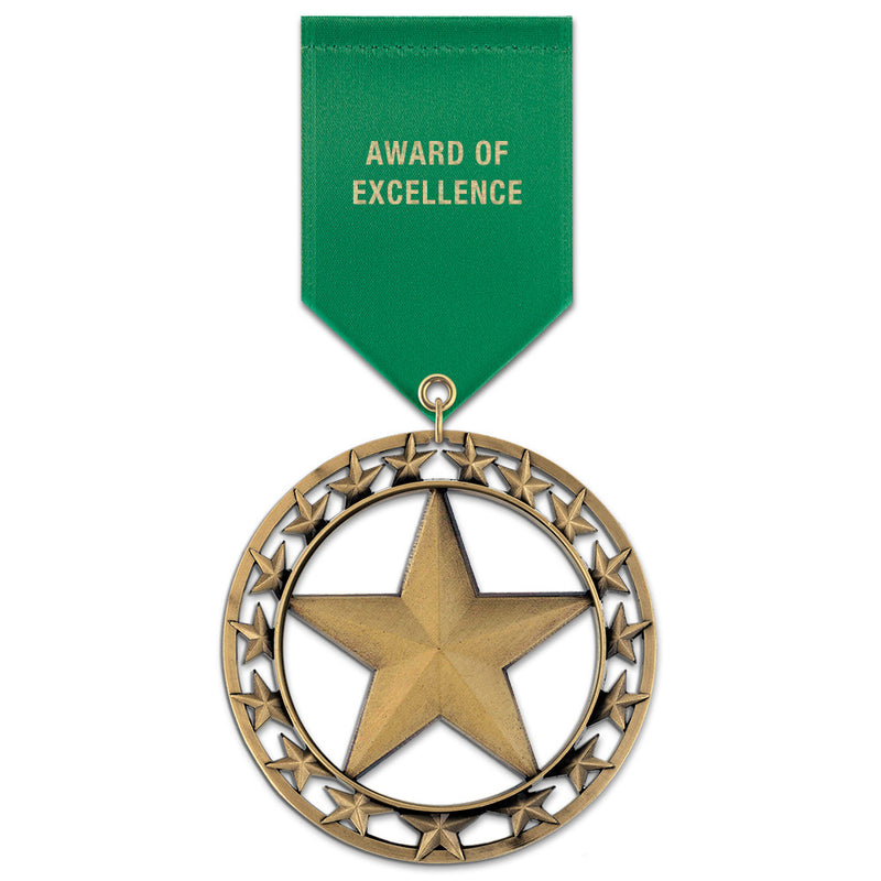 2-3/4"  RS Award Medal w/ Satin Drape