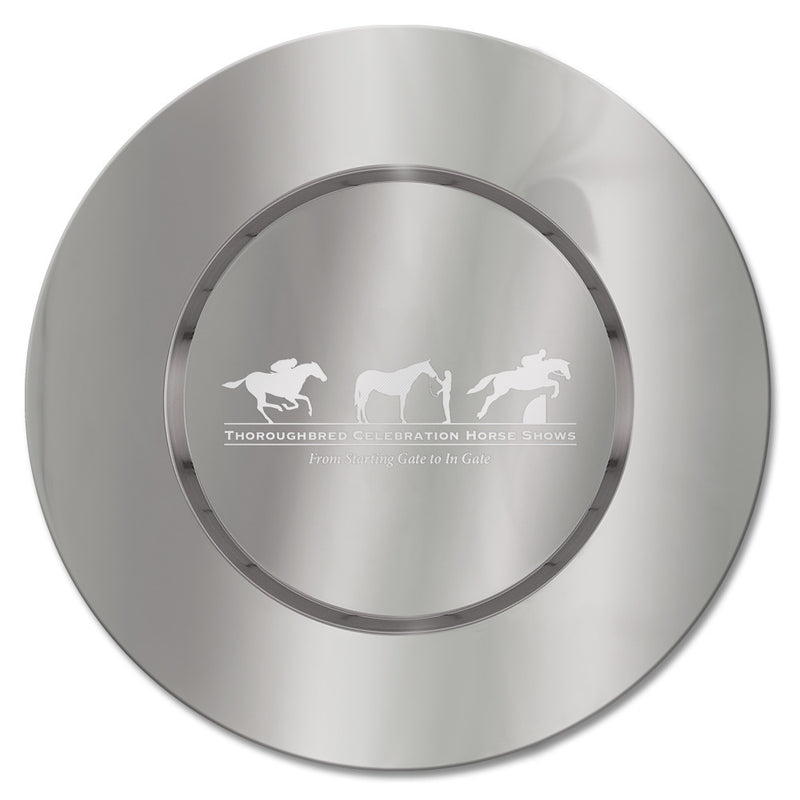 12" Round Charger Award Tray