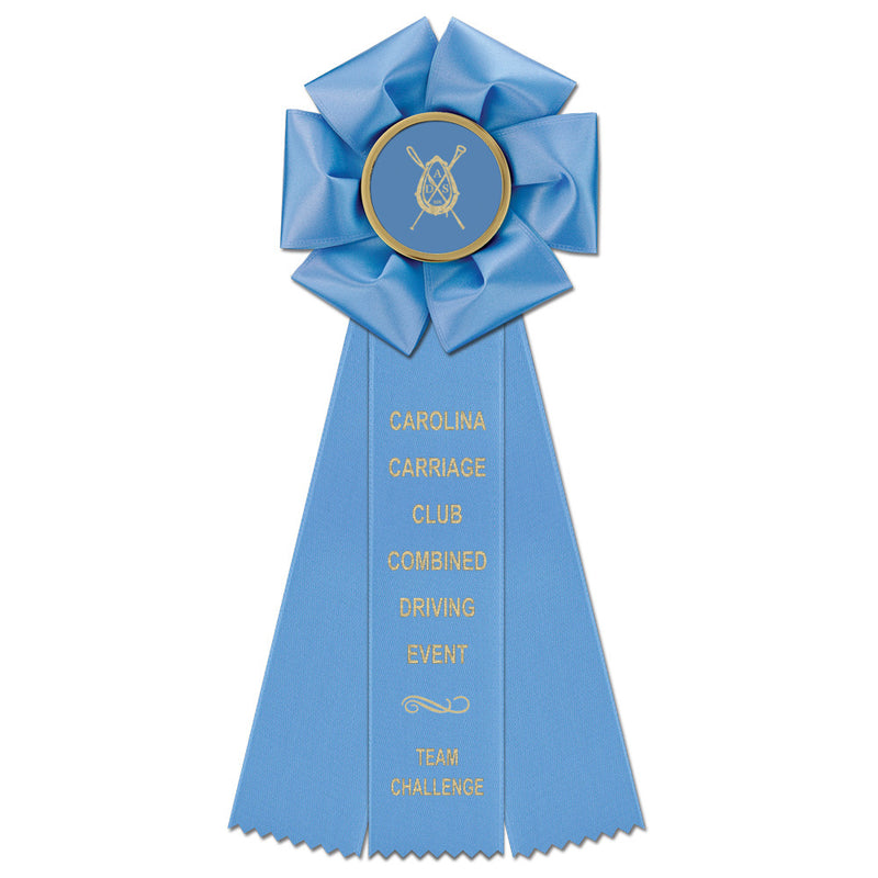 Beauty 3 Rosette Award Ribbon