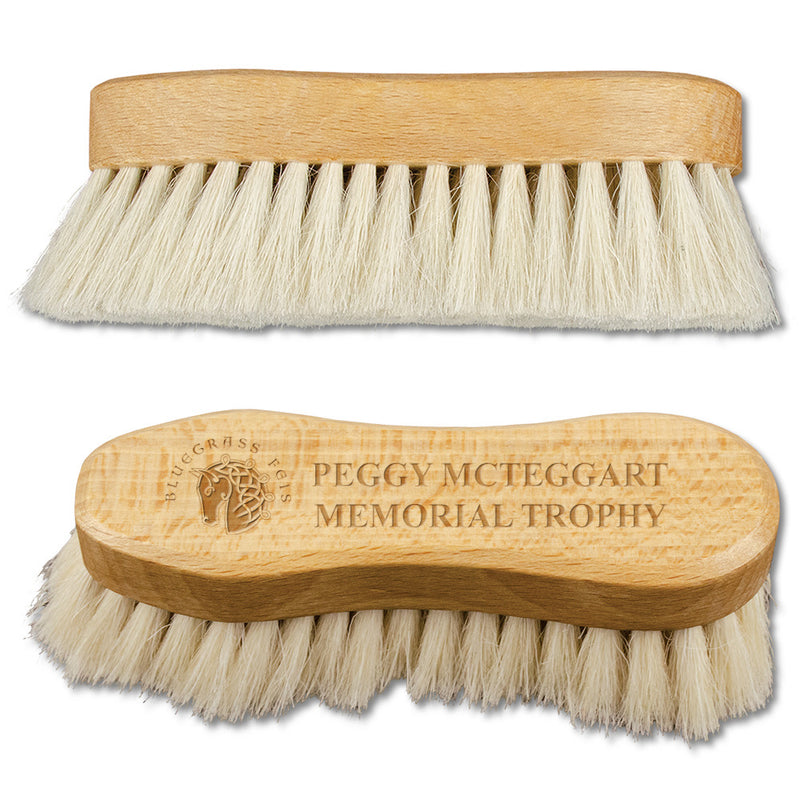 Engraved Soft Goat Hair Animal Face Brushes w/ Text & Logo