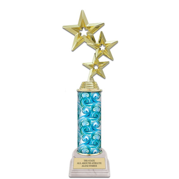 11" White Base Award Trophy