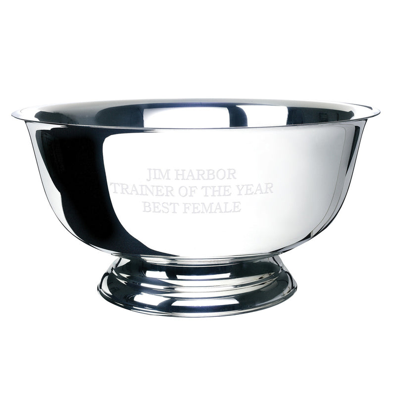 7" Sterling Silver Award Tray