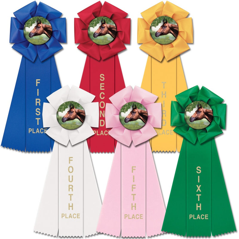 Stock Beauty Rosette Award Ribbon