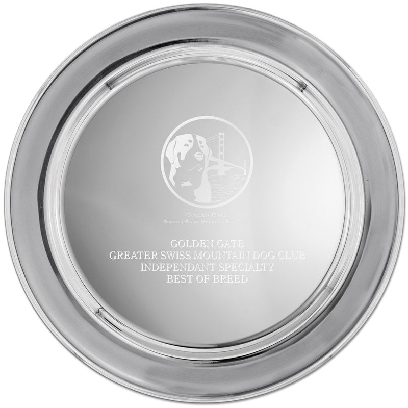 7-1/2" Pewter Image Award Tray