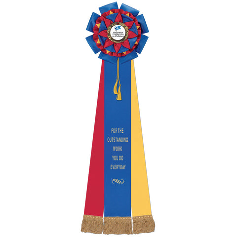 Barnes 3 Rosette Award Ribbon