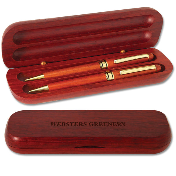 Rosewood Pen and Pencil Set