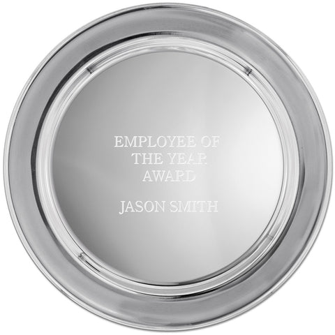 7-1/2" Pewter Image Award Tray