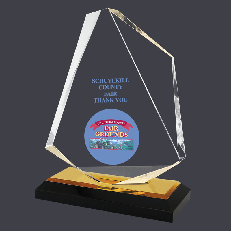 7" Custom Full Color Summit Acrylic Award