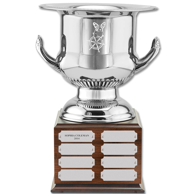 13-3/4" Wine Cooler Award Trophy With Perpetual Base