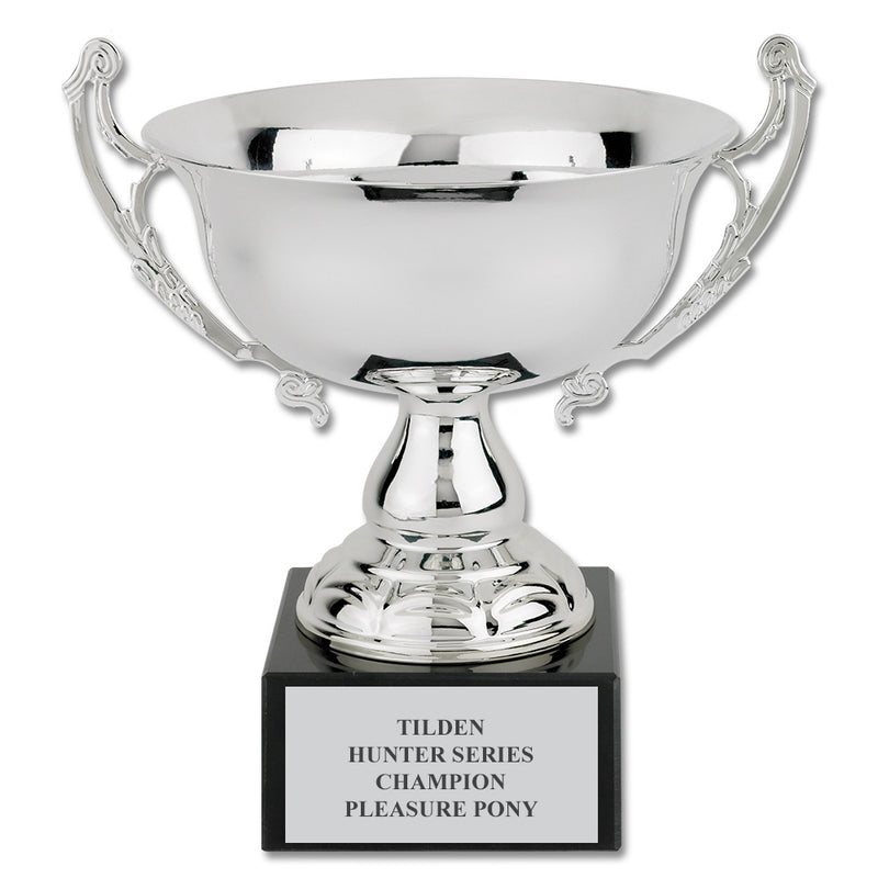 11-1/2" Award Trophy Cup With Attached Marble Base