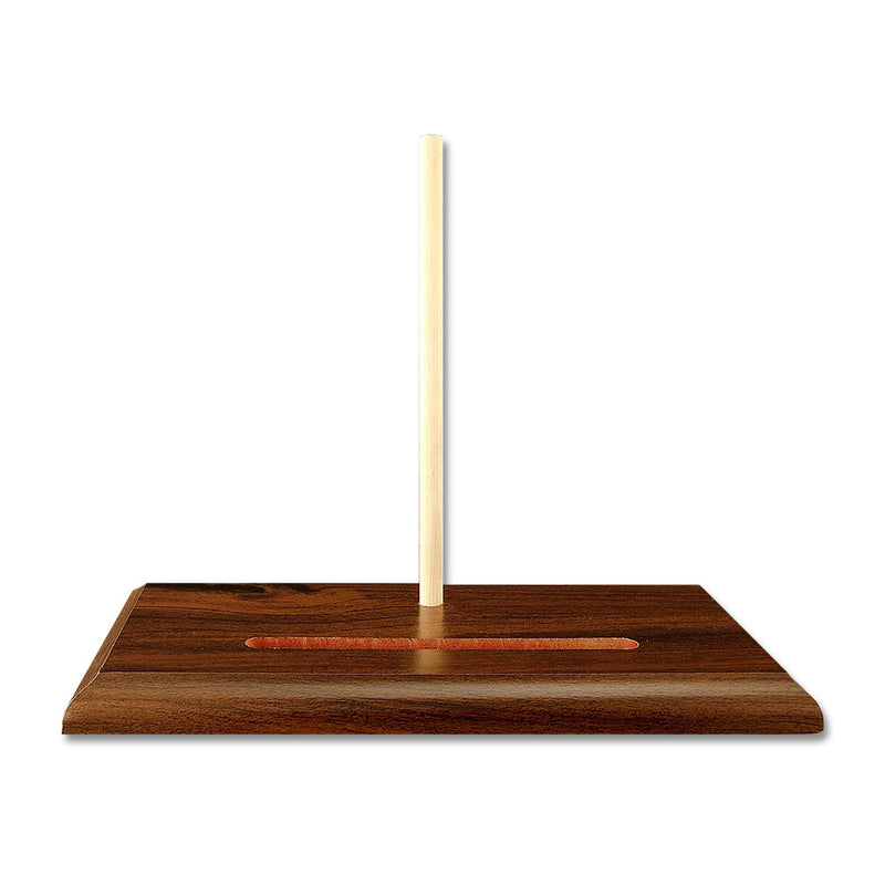 6" Wood Plate Stand