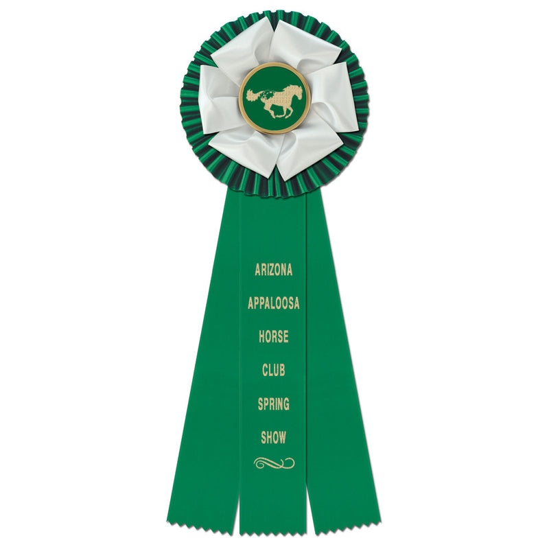 Duke 3 Rosette Award Ribbon