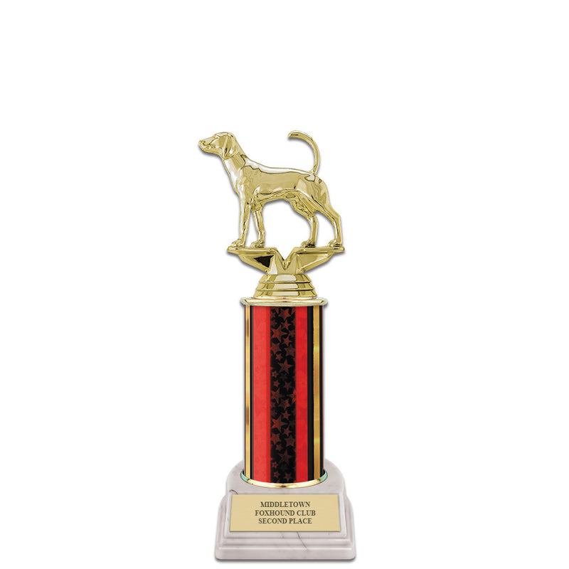 12" White Base Award Trophy