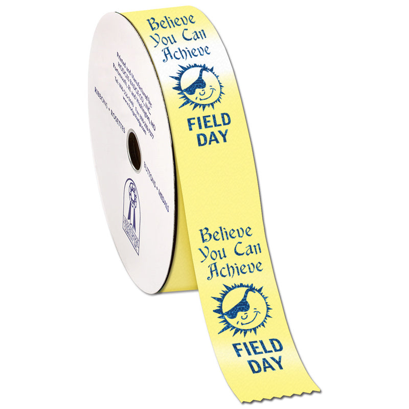 2" X 100 Yards Stock Field Day Award Ribbon Roll