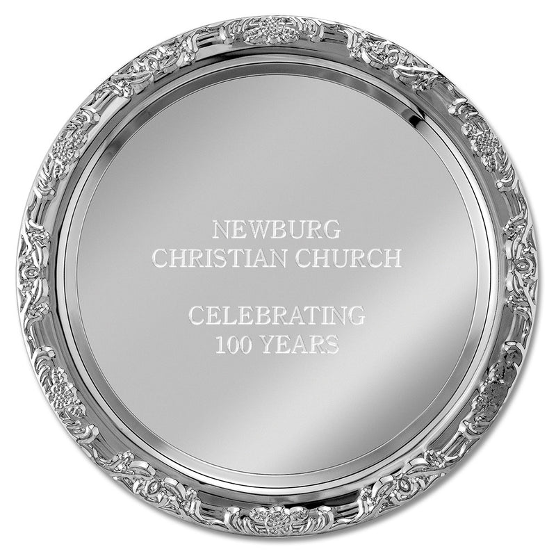 16-1/2" Rose Edge Award Tray