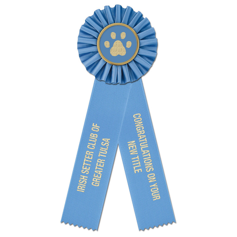 Ideal 2 Rosette Award Ribbon