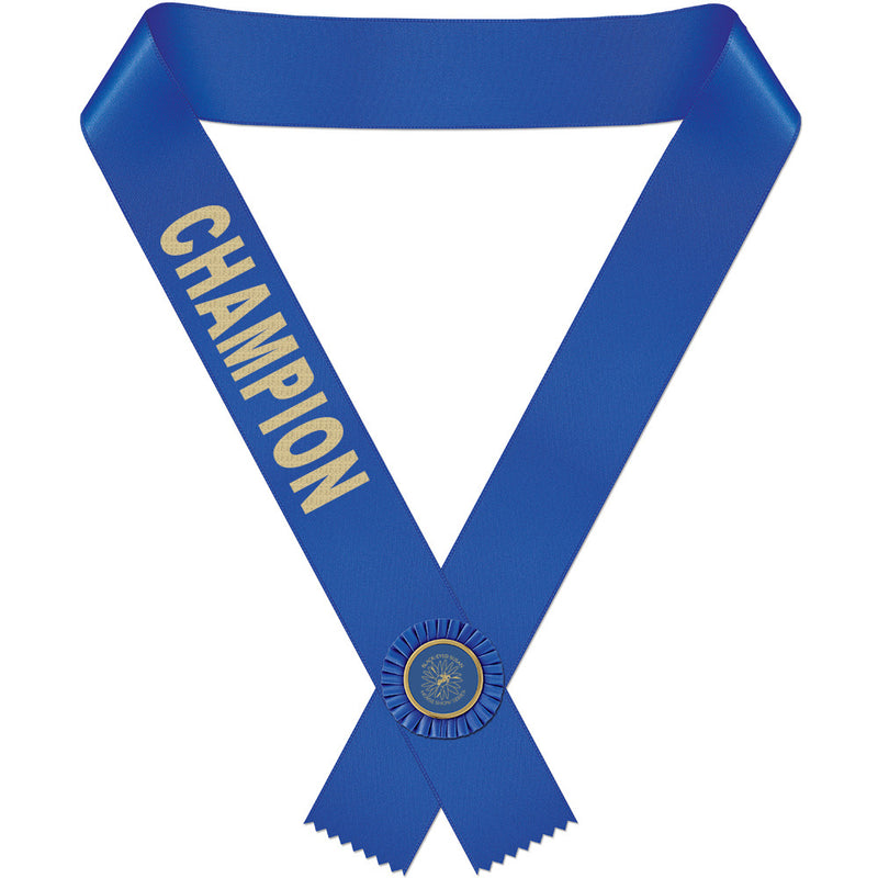 Custom Award Sash w/Rosette <15 Letters