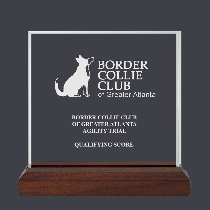 5" x 5" Custom Engraved Square Acrylic Award