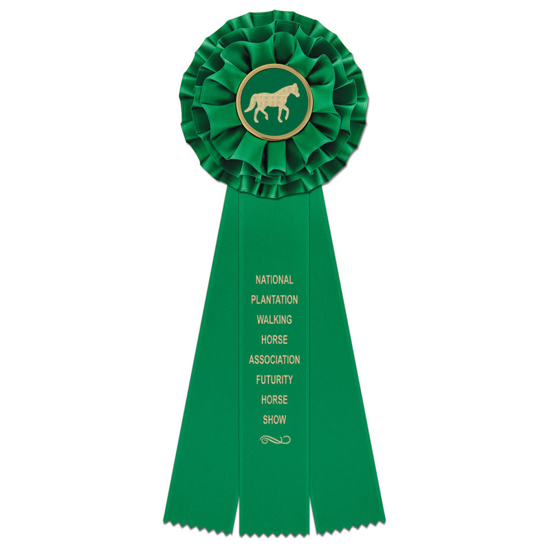 Rutland 3 Rosette Award Ribbon