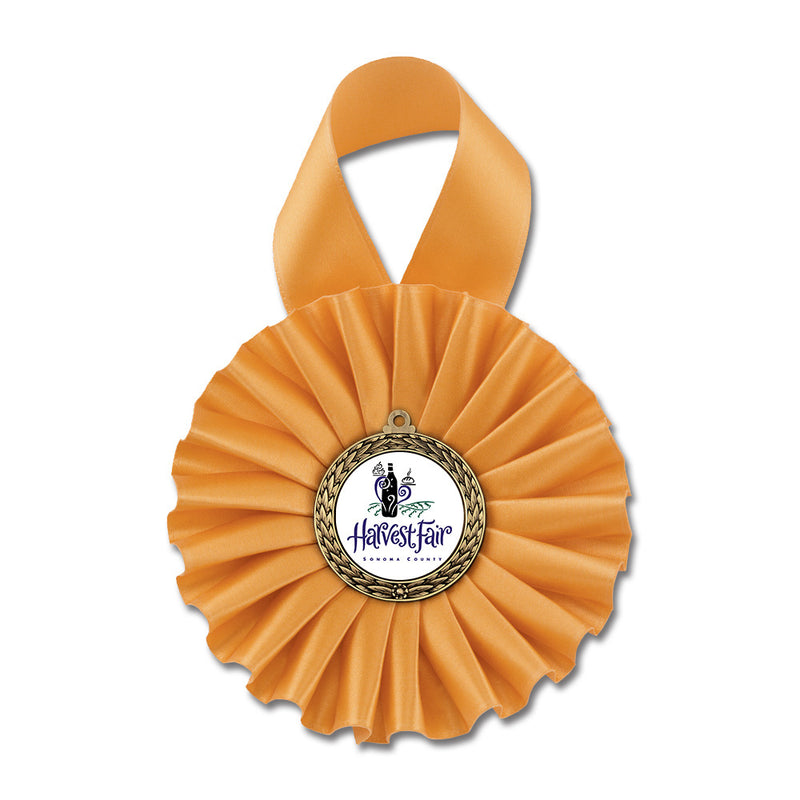 Bottle Rosette Award Ribbon