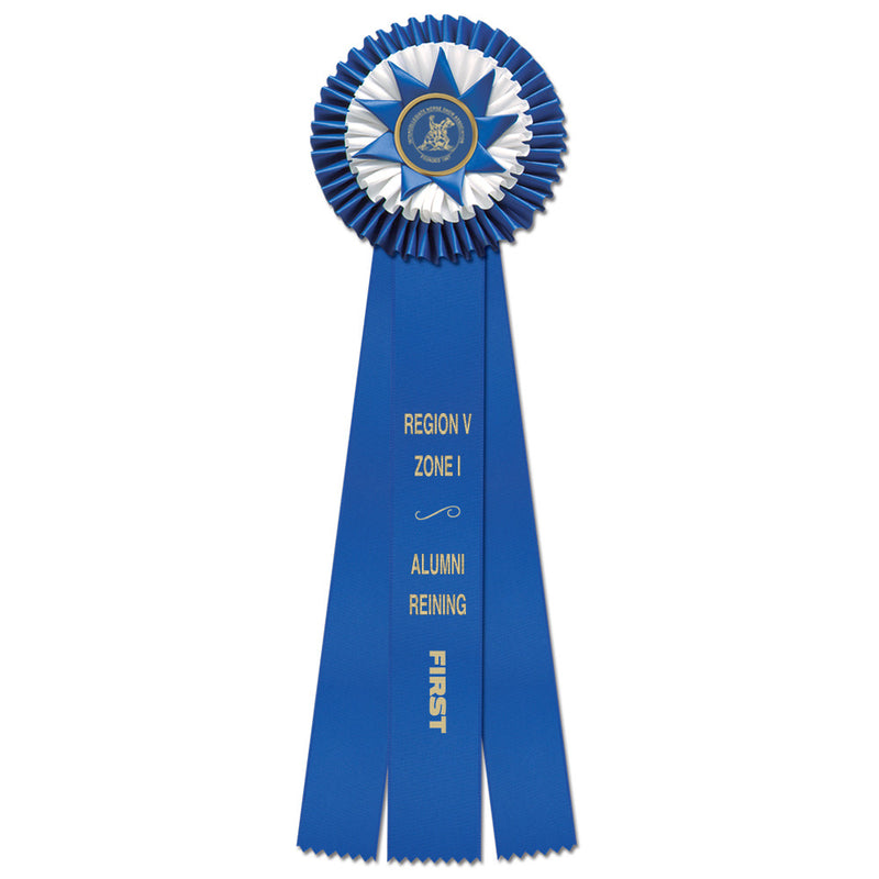 Chatham 3 Rosette Award Ribbon