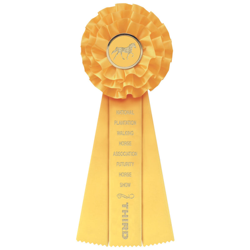 Rutland 3 Rosette Award Ribbon