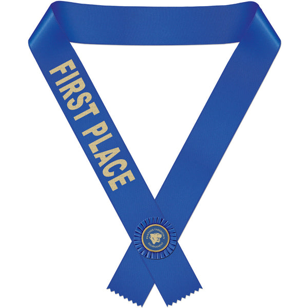 Custom Award Sash w/Rosette <15 Letters