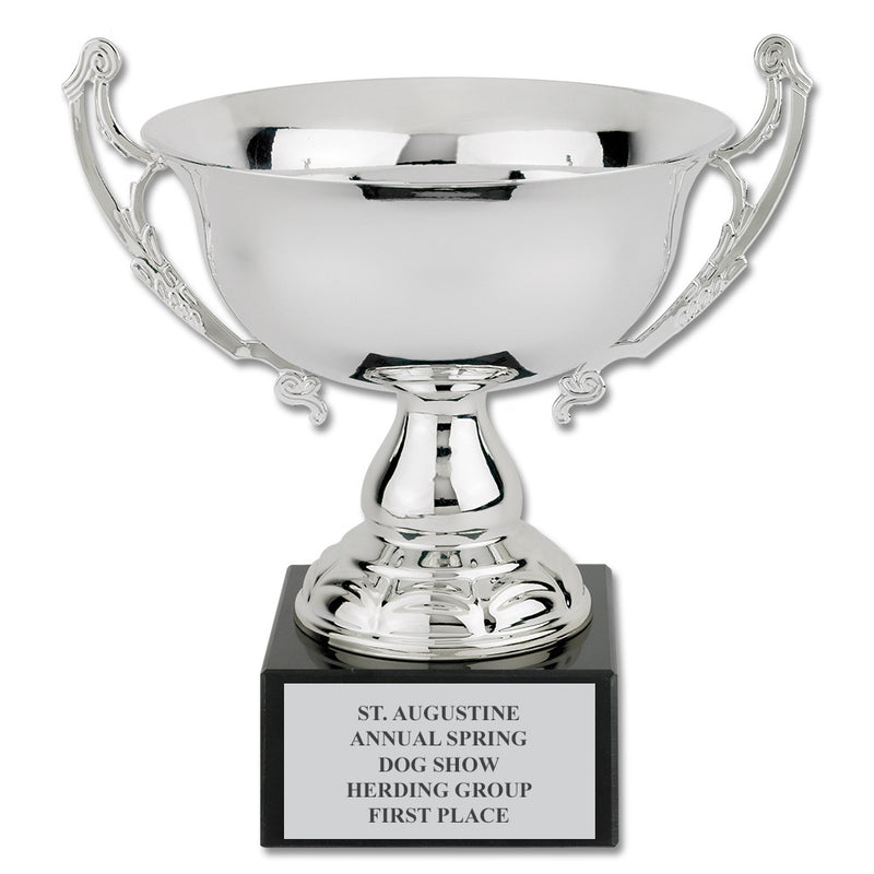 13-1/2" Award Trophy Cup With Attached Marble Base