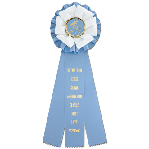 Shetland 3 Rosette Award Ribbon