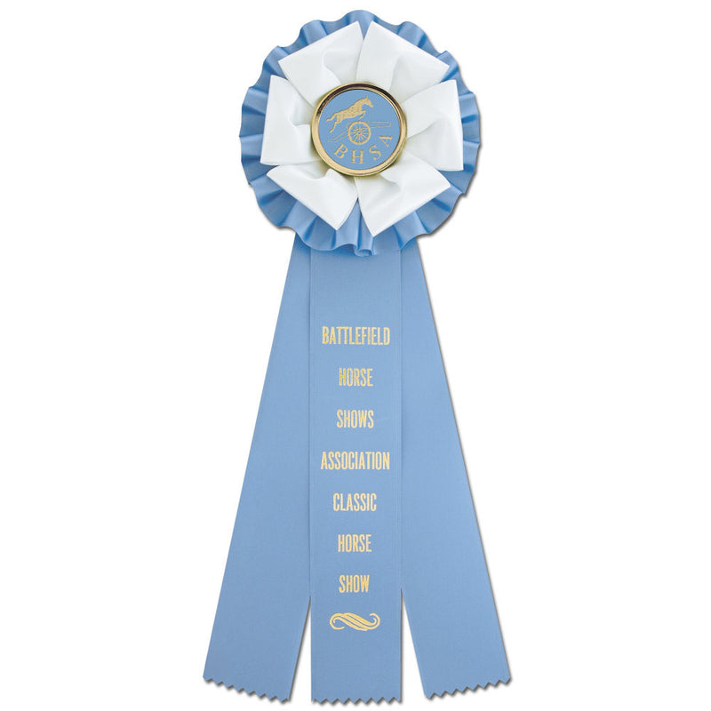 Shetland 3 Rosette Award Ribbon