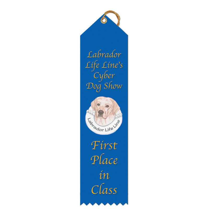 2" x 8"  Custom Multicolor Point Top Award Ribbon