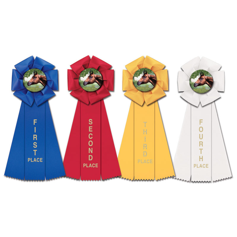 Stock Beauty Rosette Award Ribbon