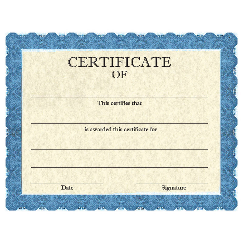 In-Stock Full Color Award Certificates