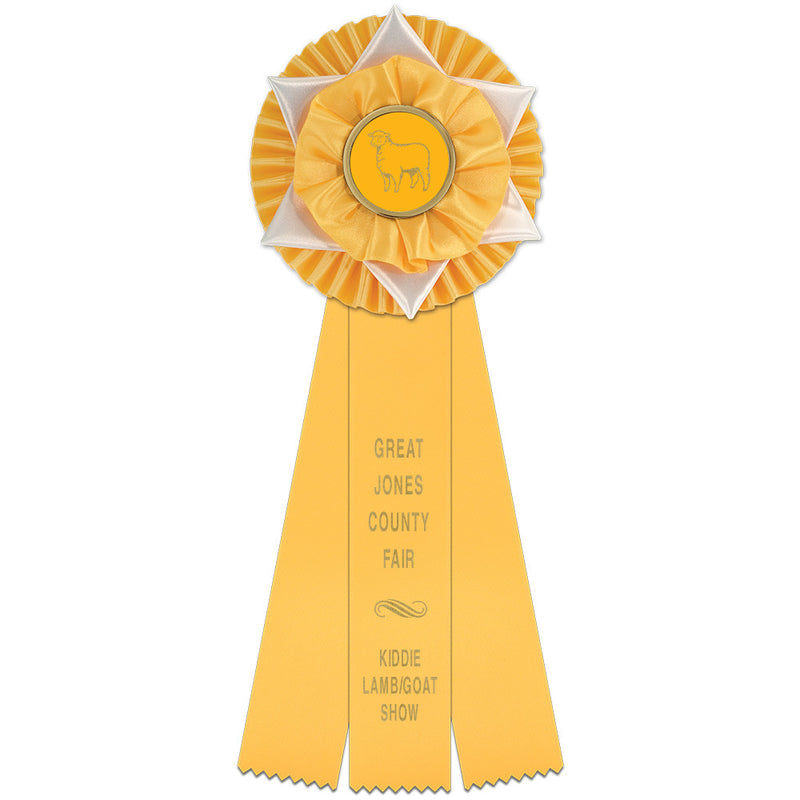 Liverpool 3 Rosette Award Ribbon