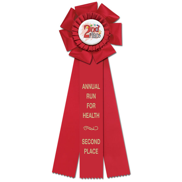 Peerless 3 Rosette Award Ribbon