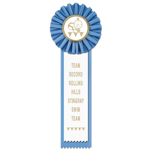 Master 1 Rosette Award Ribbon