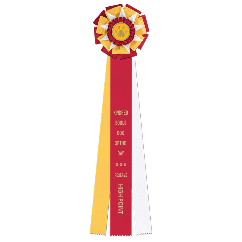 Newcastle 3 Rosette Award Ribbon