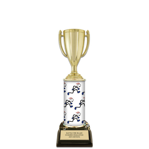 10" Design Your Own Award Trophy With Black Base