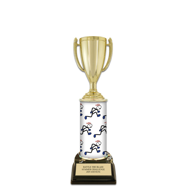 10" Design Your Own Award Trophy With Black Base