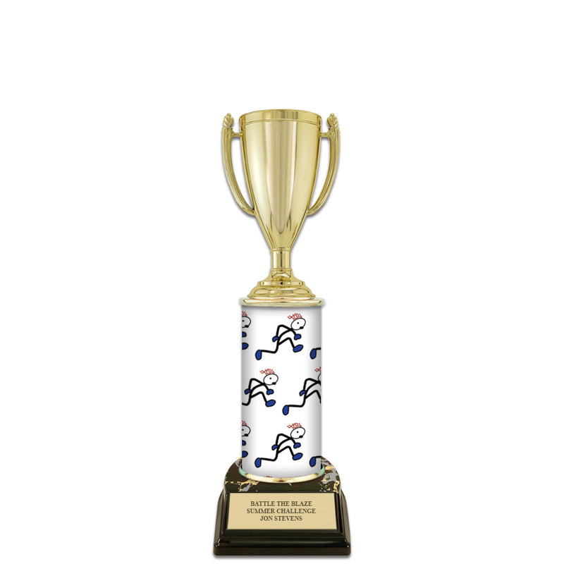 10" Design Your Own Award Trophy With Black Base