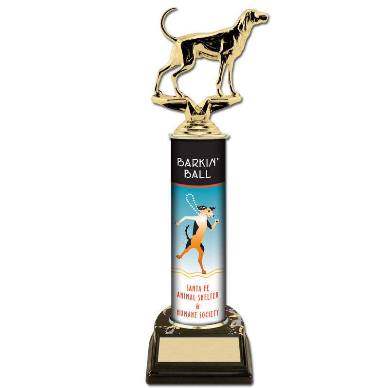 12" Design Your Own Award Trophy With Black Base