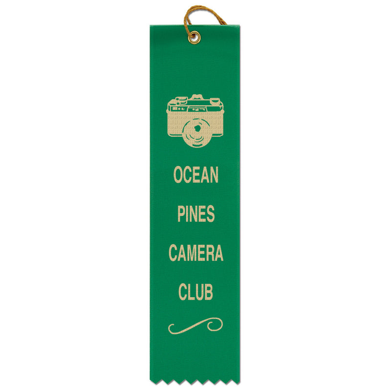 2-1/2" x 10" Custom Square Top Award Ribbon