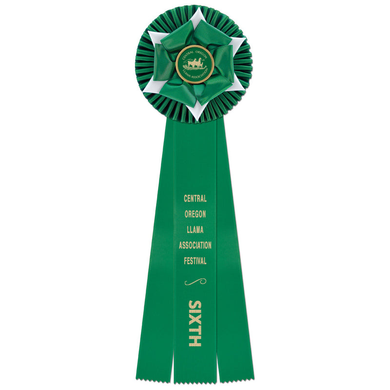 Wheaton 3 Rosette Award Ribbon