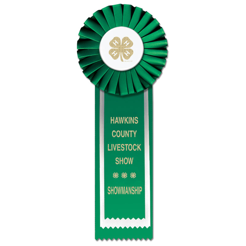 Alton 3 Rosette Award Ribbon