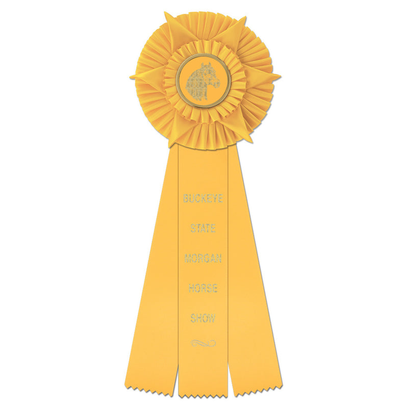 Hampshire 3 Rosette Award Ribbon