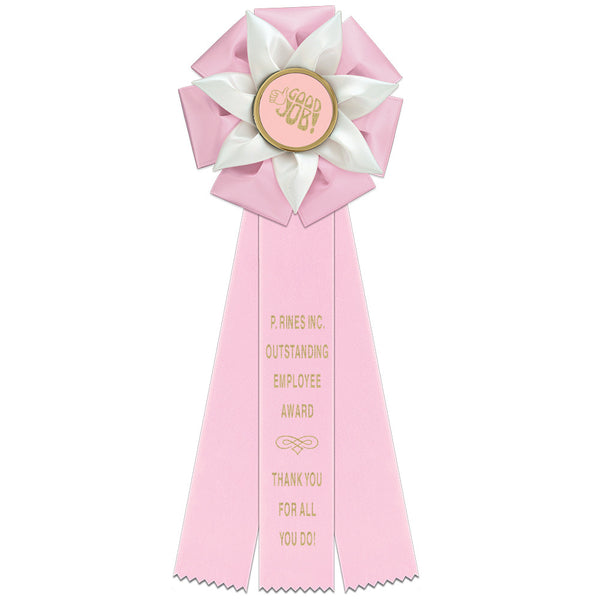 Roseland 3 Rosette Award Ribbon