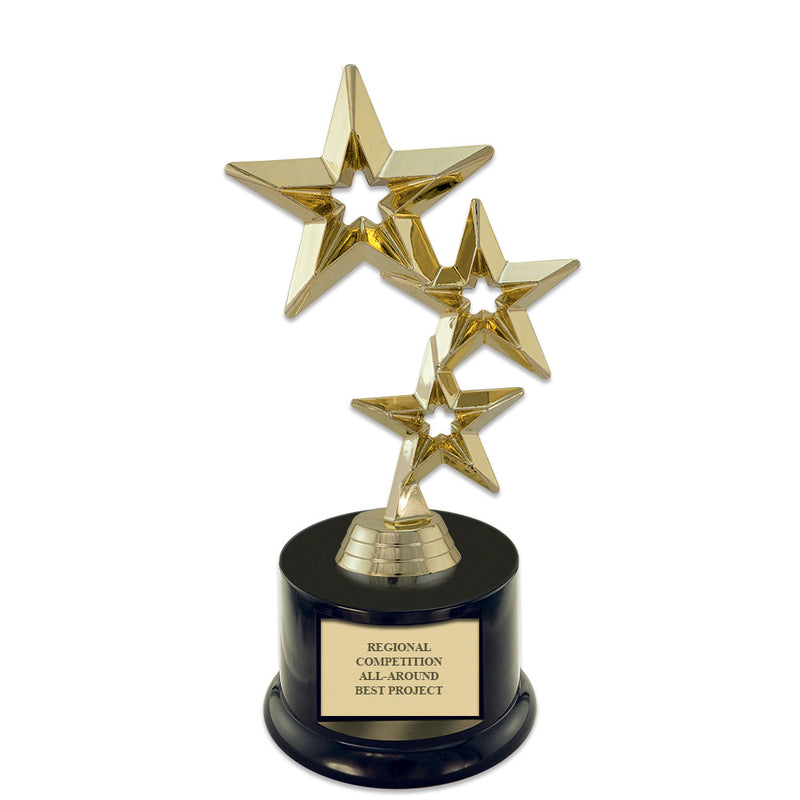 7" Award Trophy With Round Base