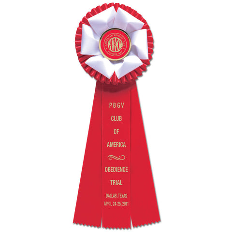 Duke 3 Rosette Award Ribbon