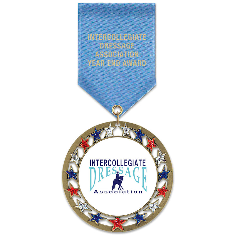 2-3/4”  Custom RSG Award Medal w/ Satin Drape